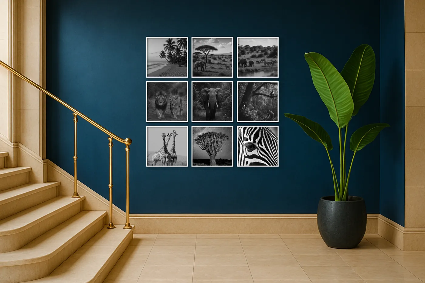 Rental apartment wall decor without nails
