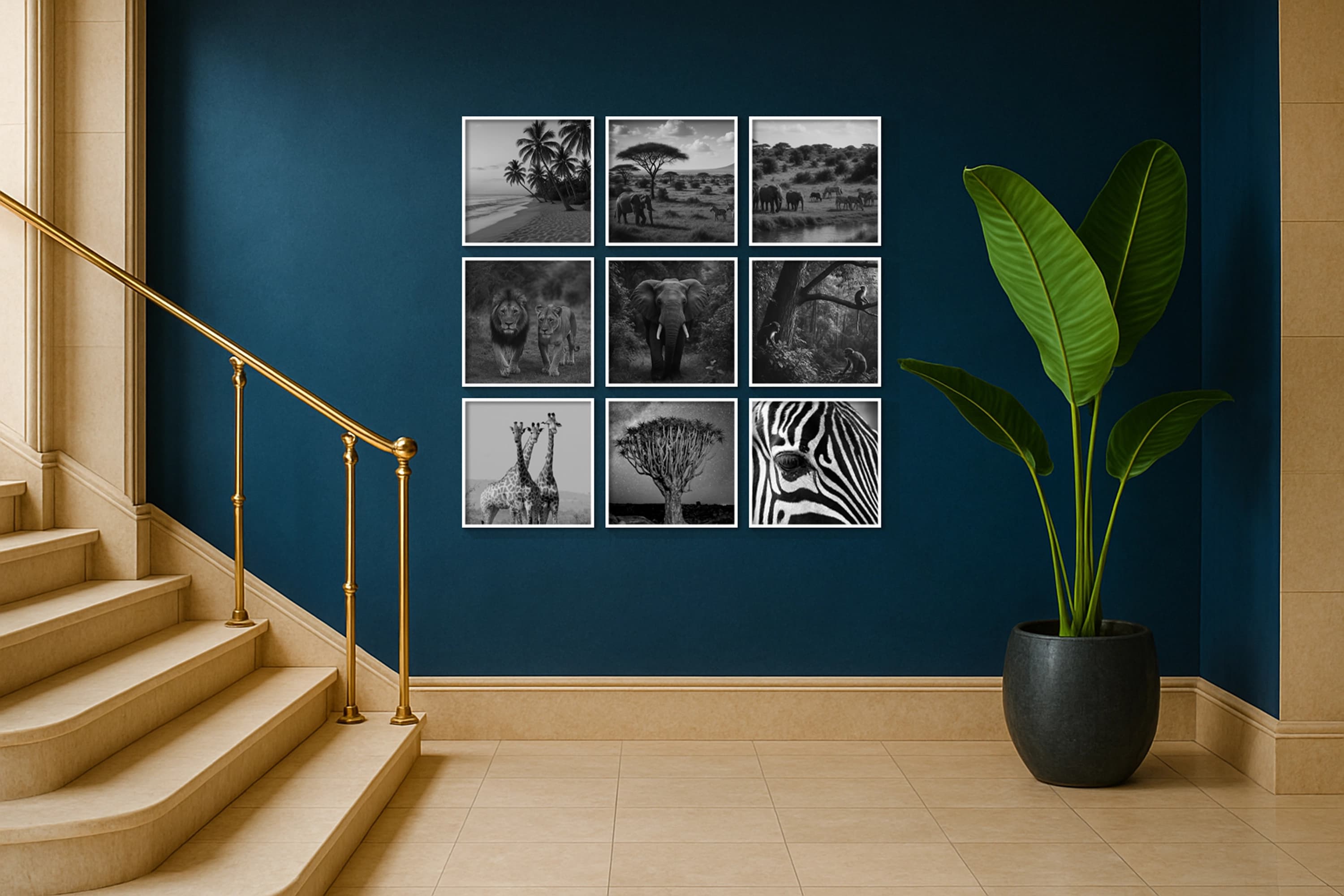 Rental apartment wall decor without nails